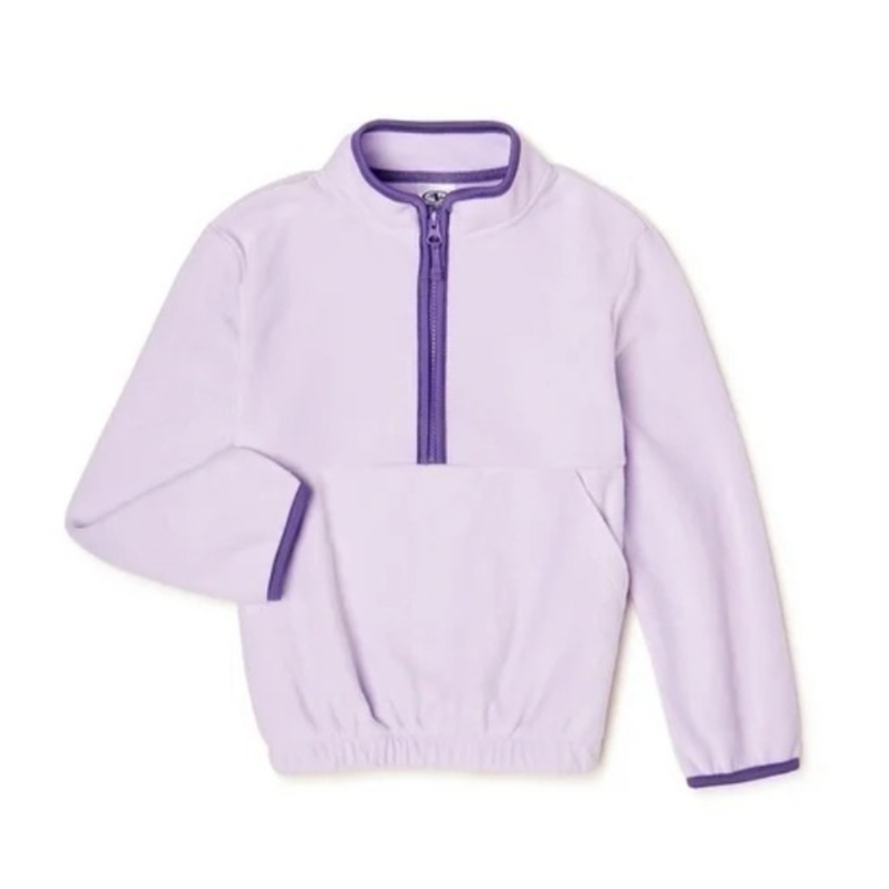 NWT. ATHLETIC WORKS Girls Microfleece Pullover